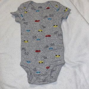 Car themed Carter’s onesie.